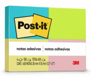 BLOCO ADESIVO POST-IT 38X50 NE